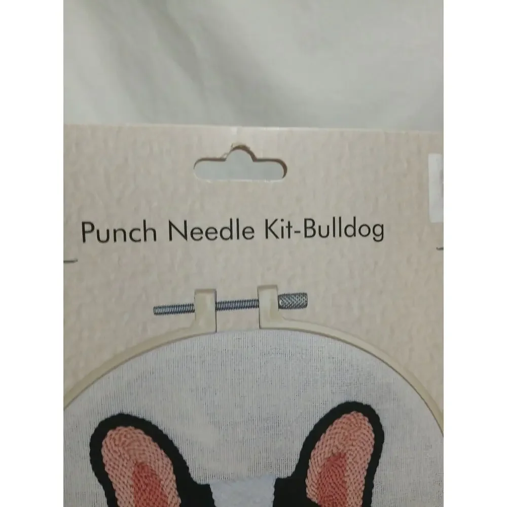 NEW Sealed Boston Terrier / French Bulldog Punch Needle Kit 8